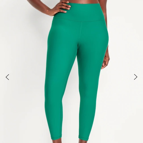 NWT OLD NAVY High-Waisted PowerSoft 7/8 Leggings   Color: Serpentine - Picture 6 of 12